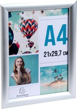 thumbnail of Exacompta 8494358D 5x Exacryl, Wandplakatrahmen mit Rahmen aus Aluminium A4 - Kristall