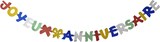 thumbnail of 1 Grußkette 1,9 m "Joyeux Anniversaire"