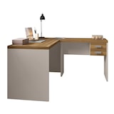 thumbnail of MF - Mesas de Escritório STUDIO 136 e STUDIO 90 com 2 Gavetas e Bilaminado Mel e Cacau 136 x 150 cm