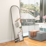 thumbnail of Espelho de Pé Espelho de Corpo Inteiro 50x170 cm com Estrutura de Liga de Alumínio e Suporte para Sala Quarto Dourado