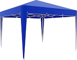 thumbnail of Gazebo Pieghevole Impermeabile 3 x 3 M Da Giardino Con 4 Sacche Pesi Sacca Trasporto Chiusura Fisarmonica Struttura Acciaio Copertura 160 gr/m² Blu