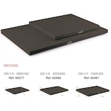 thumbnail of Lacor - 60480 - Planche à découper de cuisine, polyéthylène, avec patins antidérapants, antibactérien