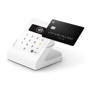 Datáfone de dados sem fios Sumup Air com base de carregamento - receba pagamentos fácil e rapidamente com cartões e sem contacto