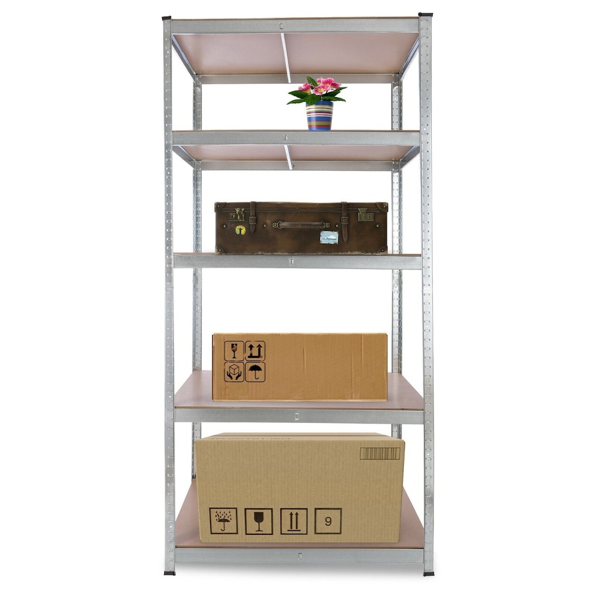 Scaffalature Pesanti Scaffalature da Officina Scaffali da Ufficio MDF argento