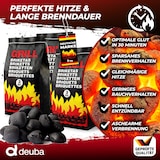 thumbnail of Deuba 9x 3kg Holzkohlebriketts Sparsam hohe Standzeit