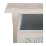 thumbnail of Meuble Commode en bois blanchi  3 tiroirs H 80 cm