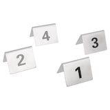 thumbnail of Garcia de Pou - Numeri Per Tavola Da 1 A 25 5,2X4,2 Cm Argento Acciaio Inox
