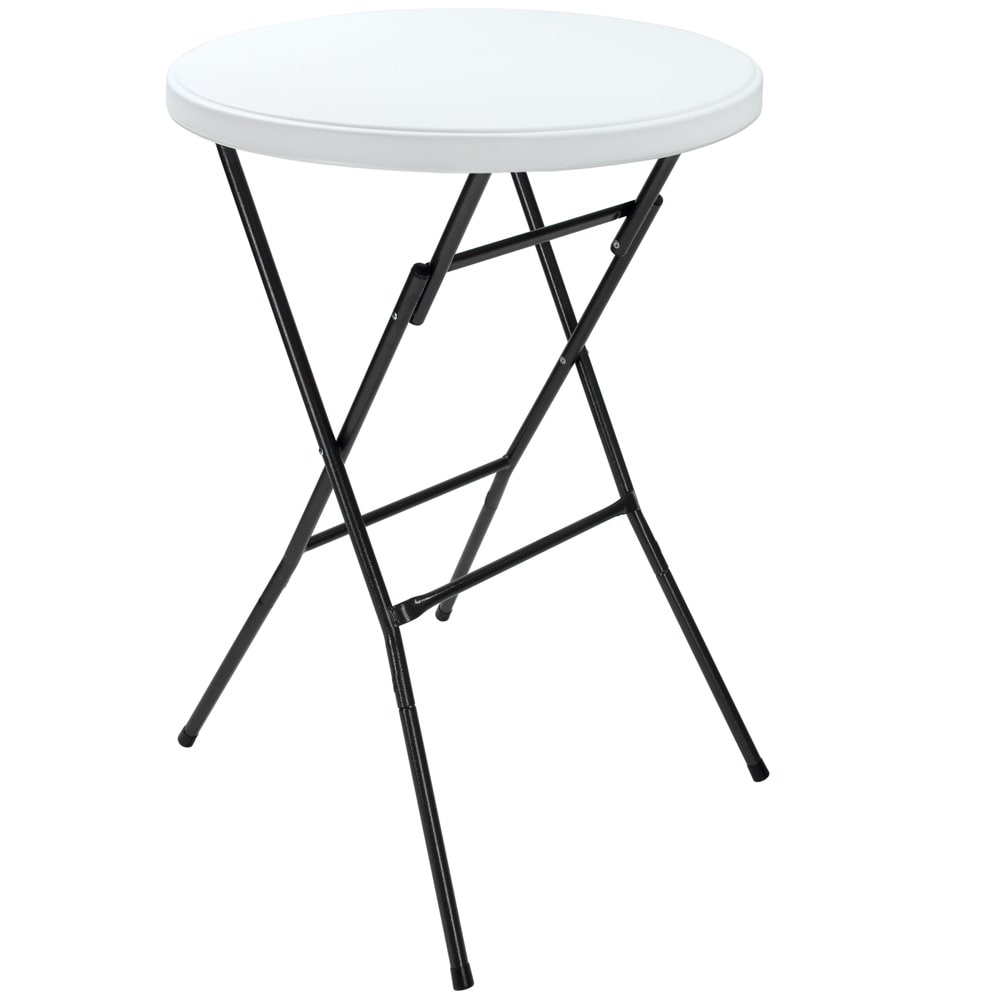 Casaria Stehtisch klappbar Bistrotisch 110 cm x 72 cm Weiß