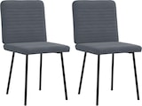 thumbnail of vidaXL Esszimmerstühle 2 Stk. Dunkelgrau Samt