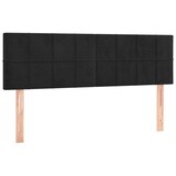 thumbnail of vidaXL Boxspringbett mit Matratze & LED Schwarz 140x190 cm Samt