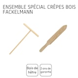 thumbnail of Juego de 2 utensilios de madera para panqueques Fackelmann Wood Edition