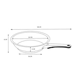 thumbnail of ECOVITAM – Poêle Inox 18/10 – Diamètre 20cm – Tous feux dont induction  - Fabriqué en Italie