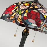 thumbnail of Lampada Da Scrivania Tiffany Larissa Metallo Bronzo Vintage 2 Luci E27