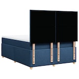 thumbnail of vidaXL Boxspringbett mit Matratze Blau 140x200 cm Stoff