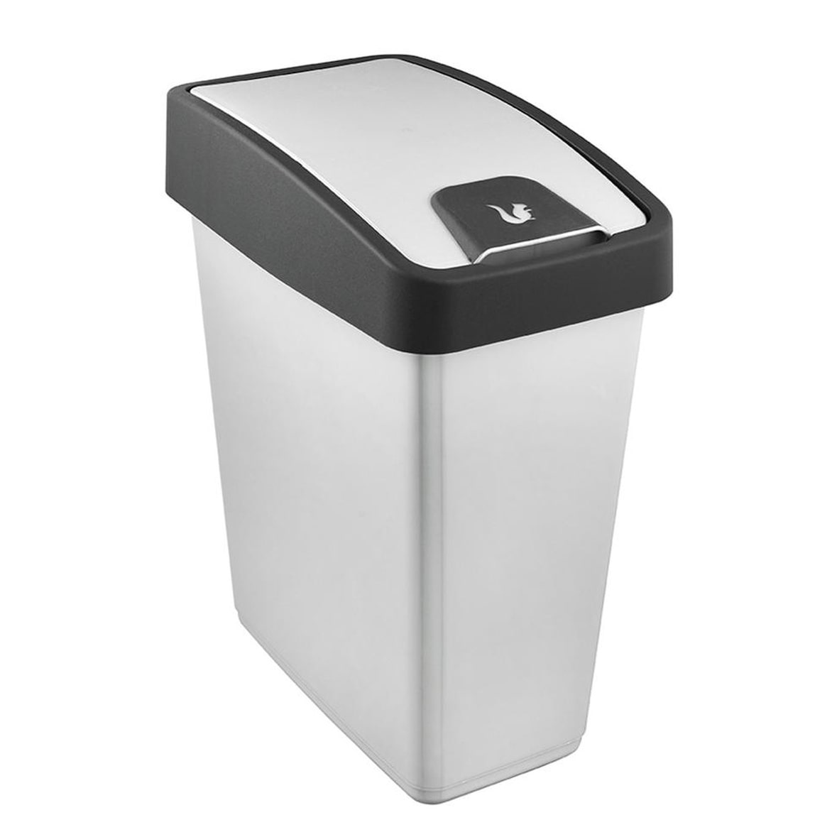 KEEEPER 25L Mülleimer mit silbernem Klappdeckel, Magne-Kollektion