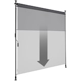thumbnail of tectake Toldo de pinza TAIJA con manivela manual - 150 x 310 cm gris oscuro