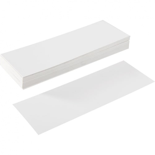 Papierstreifen, individuell beschriftbar, weiß, 37x500mm, 100/VE