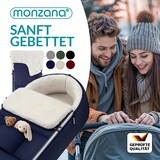 thumbnail of MONZANA® Baby Fußsack Premium Marineblau