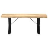 thumbnail of Helloshop26 - Banquette pouf tabouret meuble banc 110 cm bois de manguier massif 3002244