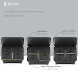 thumbnail of KEDEN - Pattumiera Systema con 4 scomparti da 10 litri ciascuno in nero