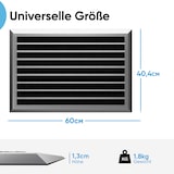 thumbnail of Fußmatte Außen Schmutzfangmatte für Draußen - 40 x 60 cm silbernem Aluminiumrand Wetterfester Fußabstreifer Outdoor Fußmatte