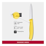 thumbnail of Victorinox coltello spelucchino Giallo lama liscia cm 8