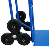 thumbnail of PROREGAL Treppensteiger RAGNAR Mit XXL klappbarer Schaufel 117 x 60 x 60 cm Tragkraft 250 kg 3 Vollgummireifen Stahlrahmen Blau