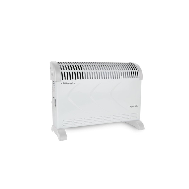 Orbegozo convector CV 2300, 3 niveles de potencia, termostato regulable, asas para transporte, 2000 W
