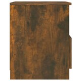 thumbnail of Table de chevet chêne fumé 40x40x50 cm bois d'ingénierie