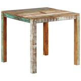 thumbnail of Mesa de comedor de madera maciza reciclada 82x80x76 cm