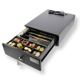 thumbnail of Monepass CD149e - 5B/8C - Low-Duty-Kassenschublade Größe XS mit automatischer (über RJ-Druckeranschluss) oder manueller Öffnung über (Schlüssel)