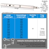 thumbnail of 2 Schubladenschienen EDELSTAHL Teilauszug 150mm Teleskopschiene Kugelführung Schubladenauszug