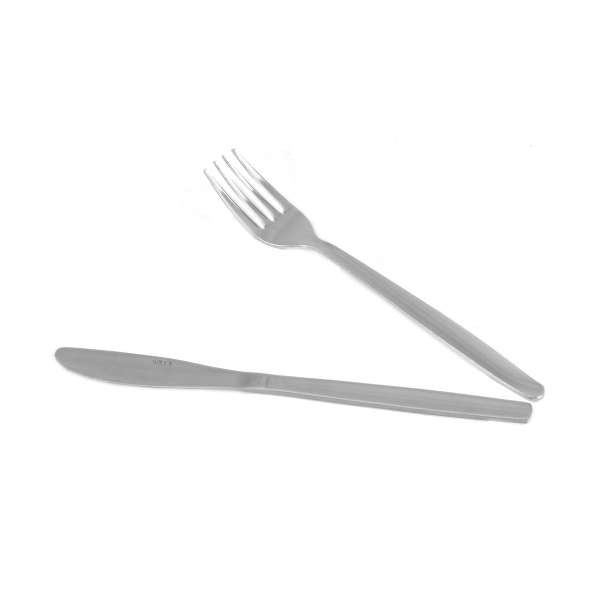 Solex TM 80 Kantinenbesteckset 48 teilig für 24 Personen Menümesser und Menügabel