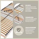 thumbnail of Lattenrost 120x200 cm - fertig montiert 28 Latten 5-Zonen Lattenrost Traglast ca. 150 Kg Birkenschichtholz Made in Germany