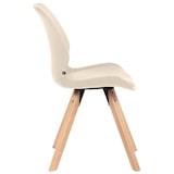 thumbnail of CLP Esszimmerstuhl Luna Kunstleder HBT: 87,5x49x58 cm creme