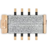 thumbnail of Raclette WOD362 Hkoenig con base giratoria 180°, placas de piedra y diseño en madera natural, 1400 W