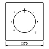 thumbnail of Jung Abdeckung für Thermostat LC 1749 BF 259 LC1749BF259