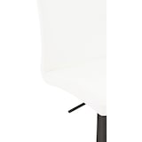 thumbnail of Conjunto de 2 bancos de bar Cadiz com cobertura em imitação de pele preto/branco