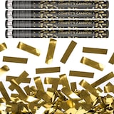 thumbnail of 4 Konfettikanonen gold metallic 60 cm