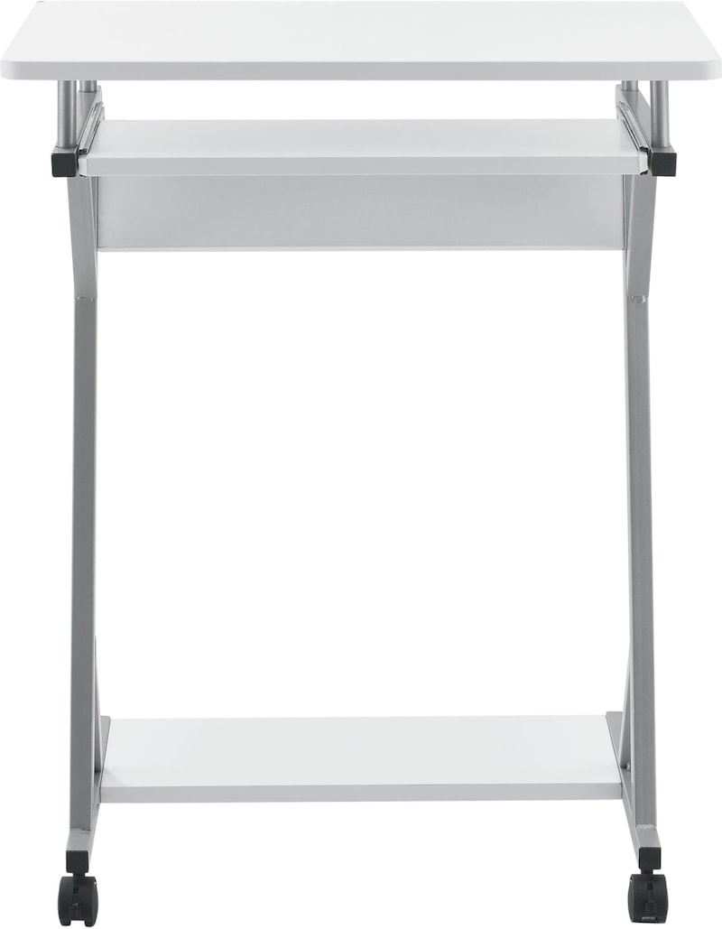 Helloshop26 - Bureau ordinateur roulant table informatique avec support ...