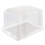 thumbnail of Keeeper - Set di 2 scatole da stoccaggio in polipropilene con manici 13,5L Trasparente 52x43x28 cm - Collezione Franz