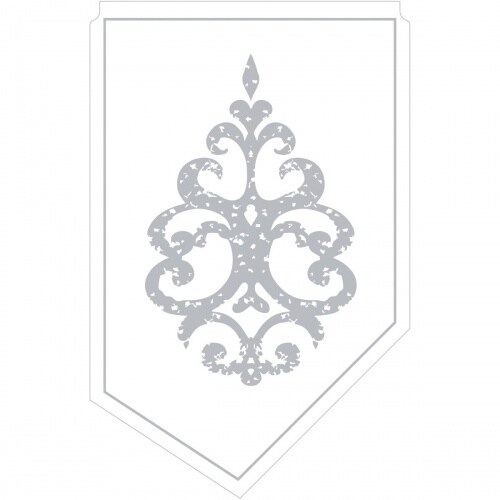 Sovie HORECA Kännchenanfasser Royal Line Silber aus Tissue 9-lagig, 100 x 65 mm, 150 Stück - Ornament