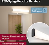 thumbnail of Paulmann Selection Bathroom LED Wandleuchte Nembus  IP44  3000K 950lm 230V 11,2W  Schwarz 71208