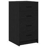 thumbnail of vidaXL Dressoir Zwart Eiken 40x41x75 cm Kunststof Hout