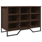 thumbnail of Helloshop26 - Armoire à chaussures range chaussures rangement meuble entrée couloir salon 90 x 38 x 61,5 cm bois ingénierie marron 02_0021665