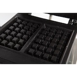 thumbnail of CHEFGASTRO Waffeleisen für belgische Waffeln, 2.000 Watt, Brüssel, Profi Line, Waffelautomat, Waffelbäcker, Edelstahl, 2 Stück Waffeln