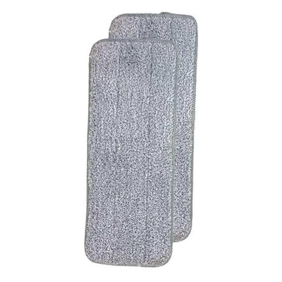 Starlyf Autoclean Mop, Ersatzmatten, Wischbezug, Polyester, 32x12 cm, Ersatzpads, Microfaser Wischmop Matten, grau