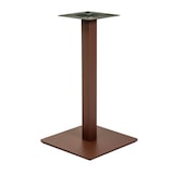 thumbnail of Vacchetti Base tavolo in acciaio "Leo" marrone corten quadro cm40x40h72 tubo cm6x6
