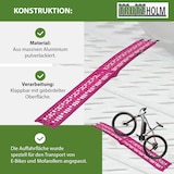 thumbnail of TRUTZHOLM 1 x Auffahrrampe klappbar 228 cm Traglast 340 kg Alu pink gelocht Rampe Motorradrampe