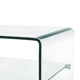 thumbnail of Table basse Clair 50x45x33 cm Verre trempé  Modèle Atlas Infinite Prime